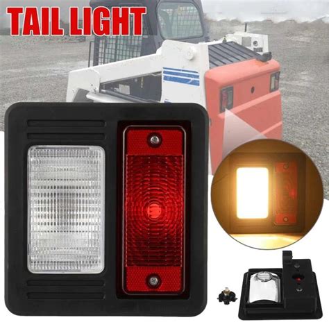 cat skid steer tail lights|bobcat skid steer led lights.